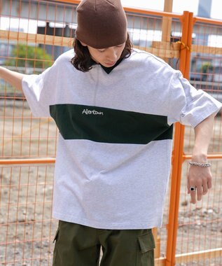 WEGO ワンポイントカラーブロックプルオーバー