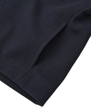 AMERICAN HOLIC 【選べる丈】中空FIBERノーカラーコート Navy