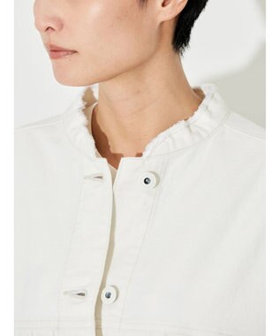 AMERICAN HOLIC デニムオーバージャケット White