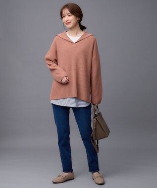 ANY L 【ストレッチ】スタイルアップスキニーデニム フェードインディゴ