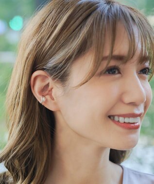 Tiaclasse パールイヤーカフ シルバー