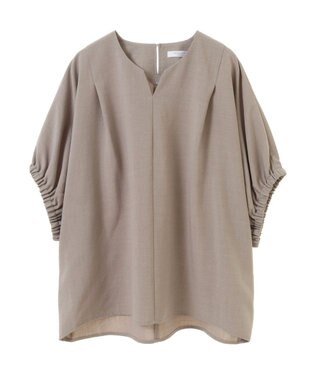 Green Parks ドルマンブラウス Gray Beige