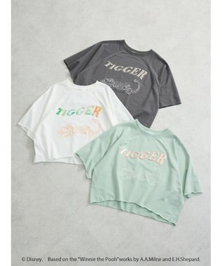 Green Parks Ｗｉｎｎｉｅ　ｔｈｅ　Ｐｏｏｈ／ショート丈プルオーバー Mint