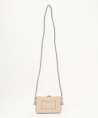 LA BAGAGERIE 【レザー×ステッチ】スクエアマルチポシェット アイボリー