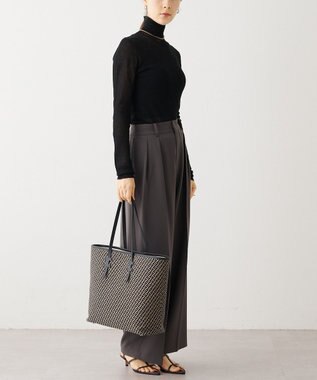 IACUCCI モノグランマ L JACQUARD/RUGA ブラック系その他2