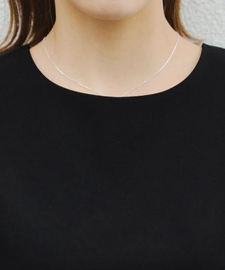 Tiaclasse L 【洗える】リボンスリーブブラウス ブラック