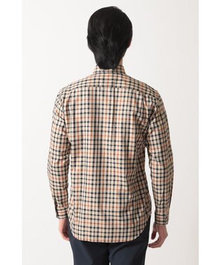 DAKS コットン 隠しボタンダウンシャツ ハウスチェック