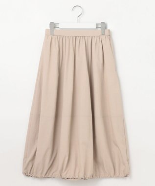 23区 L 【洗える】ヴィンテージライトタフタ バルーン スカート ベージュ系
