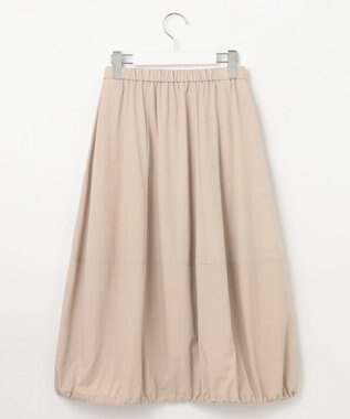 23区 L 【洗える】ヴィンテージライトタフタ バルーン スカート ベージュ系