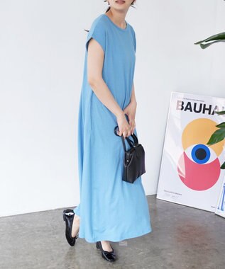 TOQUE 〈大草直子さんアドバイザー〉【天然素材】タンギスコットン天竺 ワンピース