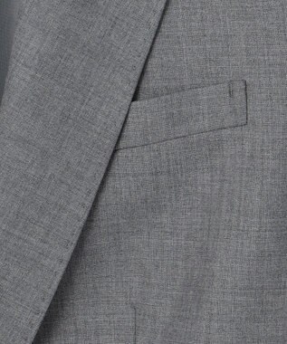 23区 L 【セットアップ対応】ラフィーネウール 一つ釦 ジャケット ライトグレー系