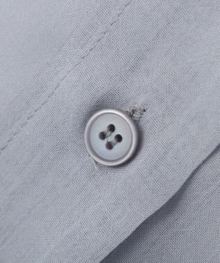 AMERICAN HOLIC シアーショート丈開襟シャツ Sax