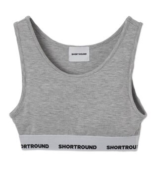 WEGO ロゴブラトップ 杢グレー