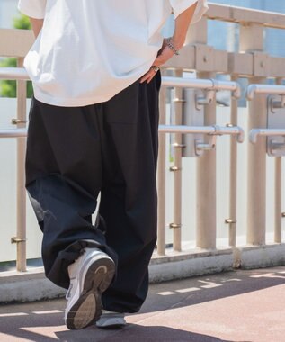 WEGO ワイドミリタリーパンツ ブラック