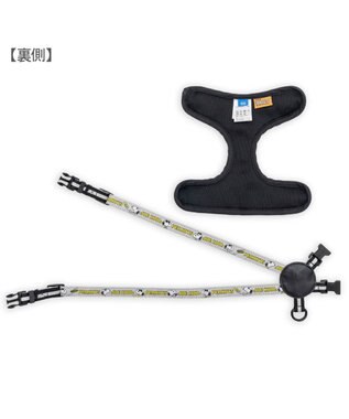 PET PARADISE スヌーピー ＪOE COOL 反射 2way ハーネス Ｓ グレー