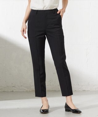 J.PRESS LADIES 【セットアップ対応・洗える】DRYウーステッド テーパード パンツ