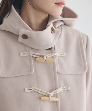 earth music&ecology ダッフルコート Light Beige