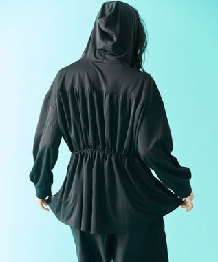 San-ai Resort（三愛水着楽園） 【SALE】シャツ風パーカーM・L【Big Apple's（ビッグアップルズ）】 クロ