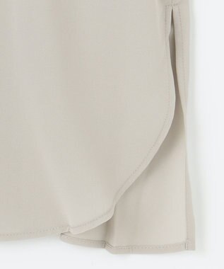 ANY バックプリーツシャツ グレー