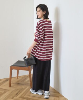 AMERICAN HOLIC バイパチ総針ニットタイトスカート Black