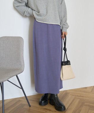 AMERICAN HOLIC バイパチ総針ニットタイトスカート Purple