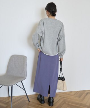 AMERICAN HOLIC バイパチ総針ニットタイトスカート Purple