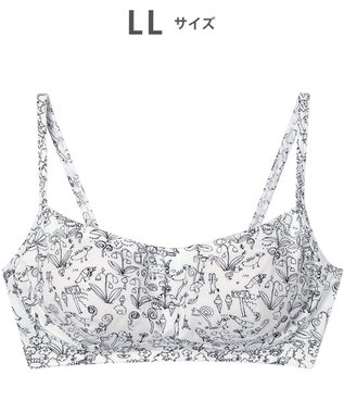 tsumori chisato SLEEP ツモリチサト ノンワイヤーブラ フルカップ ブラジャー ベア天竺素材(身生地) レディース UBX411 /ワコール