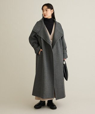 CRAFT STANDARD BOUTIQUE メルトンロングコート Camel