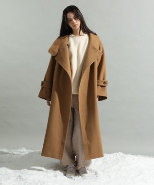 CRAFT STANDARD BOUTIQUE メルトンロングコート Camel