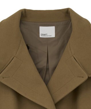 CRAFT STANDARD BOUTIQUE メルトンロングコート Camel