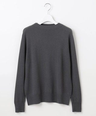 J.PRESS LADIES 【洗える】SOFT TOUCH WOOL 立ち襟 ニット スレート系