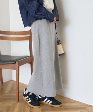 AMERICAN HOLIC バイパチ総針ニットタイトスカート Gray Mixture