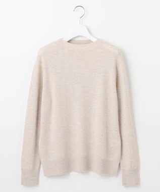 J.PRESS LADIES 【洗える】SOFT TOUCH WOOL 立ち襟 ニット ベージュ系