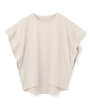 UNFILO フレアスリーブ Tシャツ グレージュ