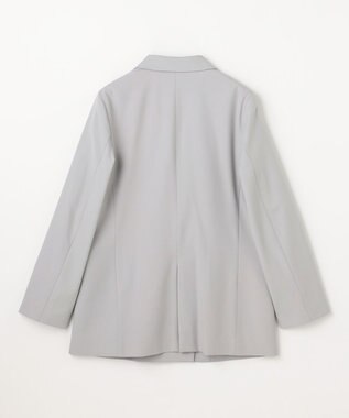 ANY L イージーケアライトストレッチダブルテーラードジャケット ライトグレー