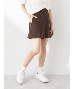 earth music&ecology カットツイルショートパンツ Brown