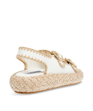 STEVE MADDEN PORTOFINO 厚底ダブルベルトサンダル ホワイト