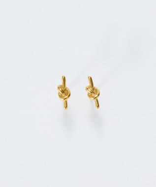 Phoebe 【金属アレルギー対応】プチノットピアス　ゴールド/サージカルステンレス ゴールド