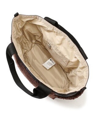 LeSportsac SHERPA SMALL OPEN TOTE/ダークチョコレートシェルパ ダークチョコレートシェルパ