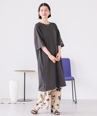 AMERICAN HOLIC DISCUS Tシャツワンピース Charcoal Gray