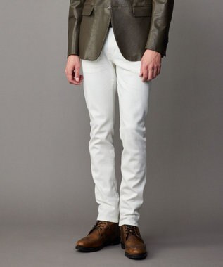 JOSEPH ABBOUD 【ストレッチ/きれいめコーデに！】2WAY ストレッチ デニム ホワイト系