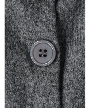 earth music&ecology プリーツドッキングカーディガン Gray