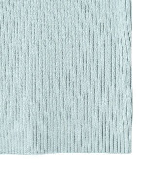 CRAFT STANDARD BOUTIQUE ポロ衿アンサンブルニット Blue Gray