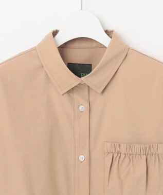 PW CIRCULUS 【WOMEN】ギャザリング シャツ ゴルフウェア レディース ベージュ系