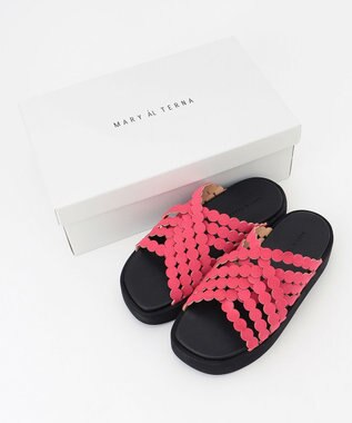 BEIGE， MARY AL TERNA / MOON サンダル Pink