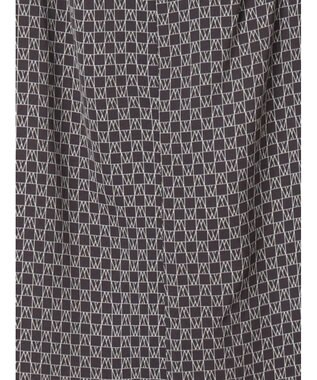 Te chichi パターンアソートボウタイブラウス グレー