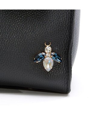 A.D.M.J. 【牛革】モーツァルト/ザ・ビー前金具付2WAYトートS BK