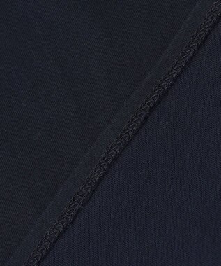 ANY SIS サテンコンビロゴ Tシャツ ネイビー