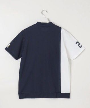 23区GOLF 【MEN】【UVケア・吸水速乾】カノコ モックネックプルオーバー ネイビー系