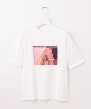自由区 【カタログ掲載・洗える】PHOTO Tシャツ オフ(風景フォト)